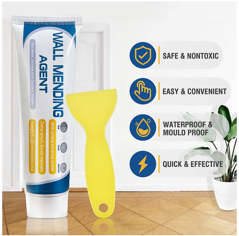 ✨Wall Repair Paste – Fast-Drying Drywall Patch & Concrete Crack Filler