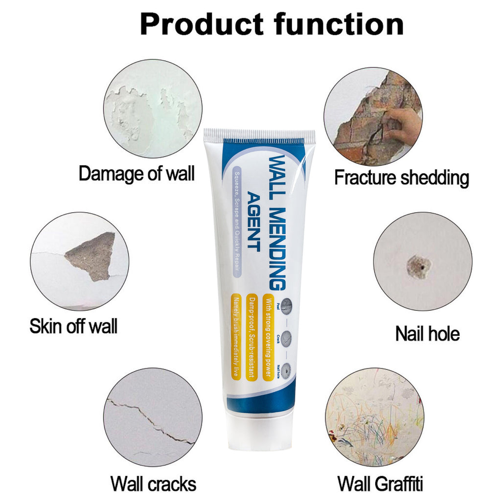 ✨Wall Repair Paste – Fast-Drying Drywall Patch & Concrete Crack Filler