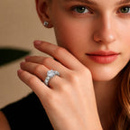 Celeste Halo Oval Engagement Ring