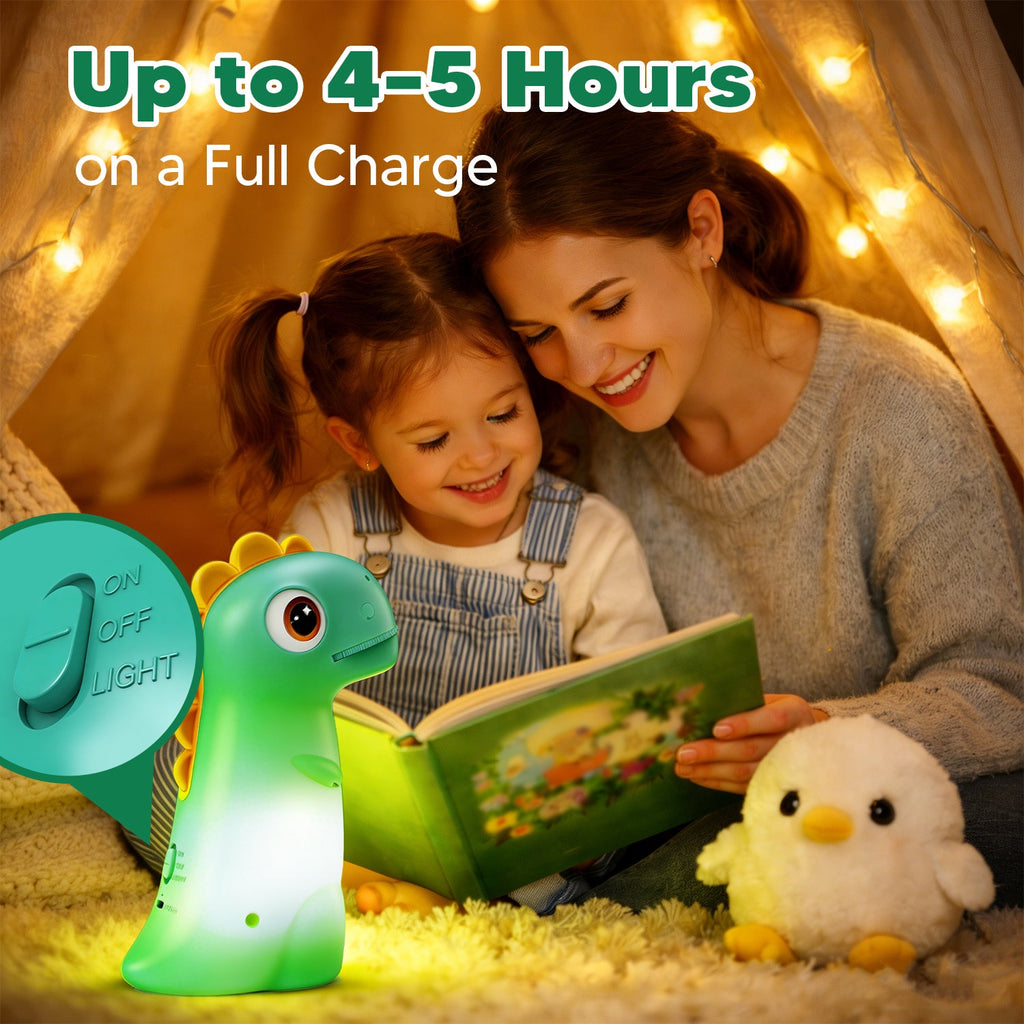2026 Cute Dinosaur Drawing Projector & Night Light