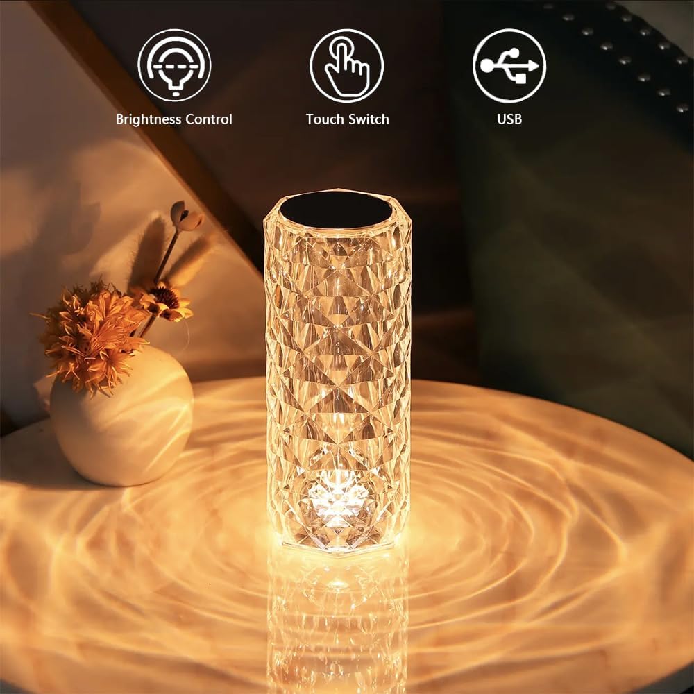 Crystal RGB Night Light （with Remote & Touch Control）