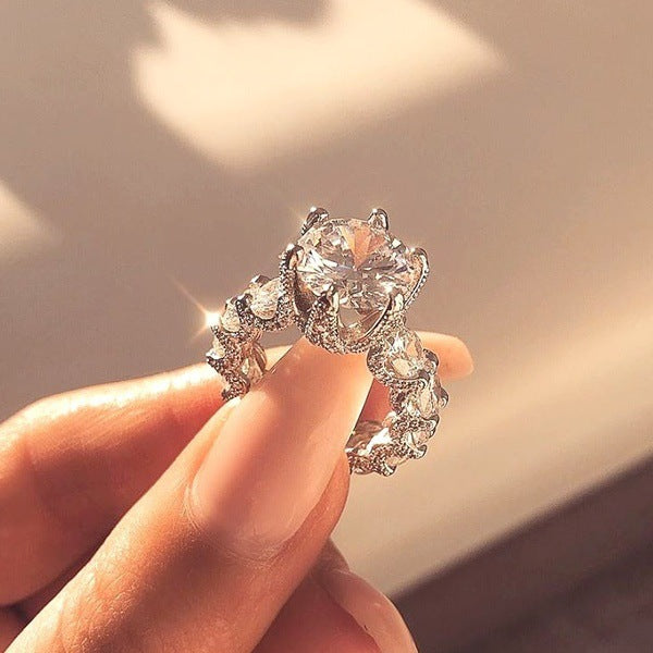 Celeste Halo Oval Engagement Ring